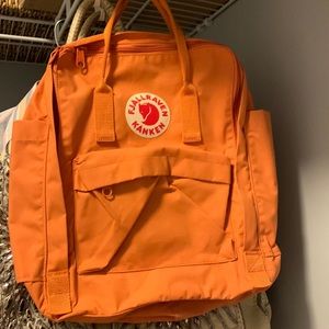 New Fjallraven Kanken Backpack Orange